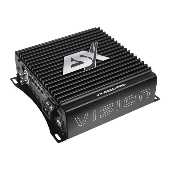 ESX Vision VX2000 PRO Owner's Manual