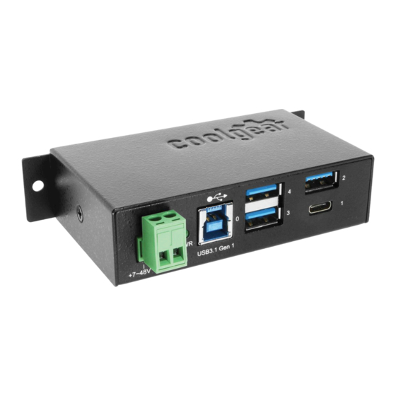 CoolGear CG-4PU31C1B1 Installation Manual