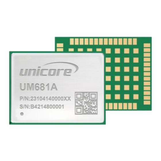 unicore UM681A Installation And Operation User Manual