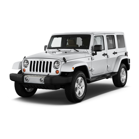 Jeep Wrangler 2012 User Manual