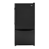Maytag MBF2256KEB - Bottom Freezer Refridgerator User Instructions