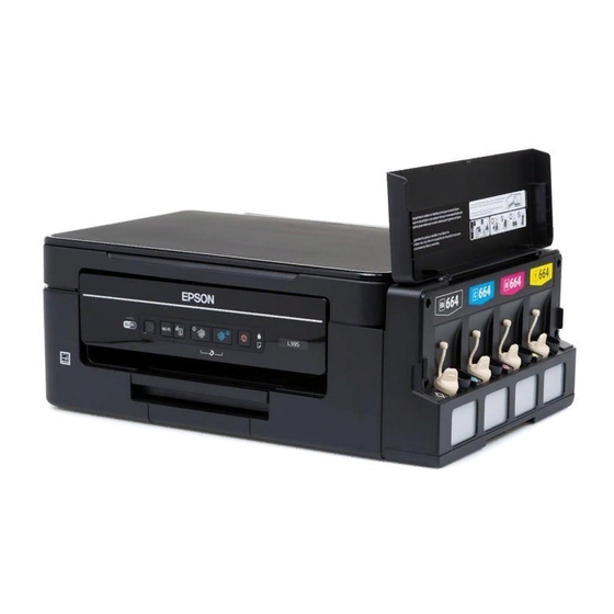 Epson EcoTank L396 Wireless Installation Manual