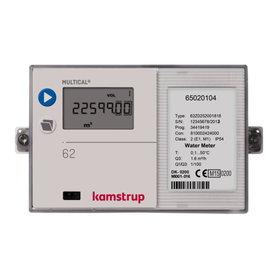 Kamstrup MULTICAL 62 Technical Description