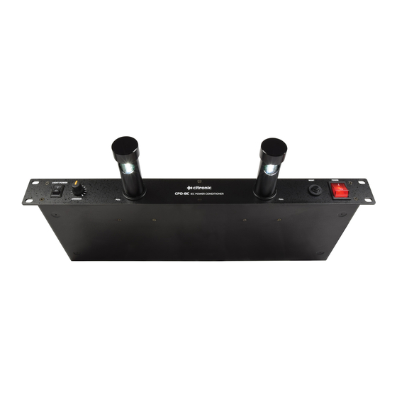 Citronic CPD-8C User Manual
