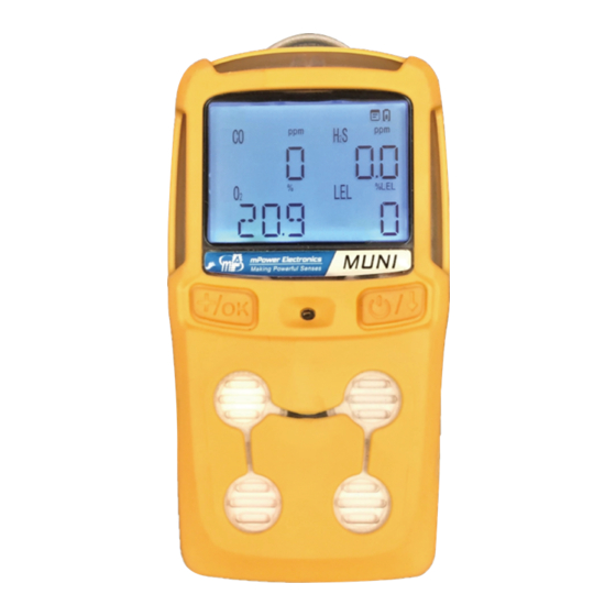 User Manuals: mPower Electronics MUNI MP420 Detector