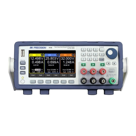 BK Precision 9140 Series User Manual