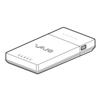 Sony Vaio VGP-UHDM10 Operating Instructions Manual
