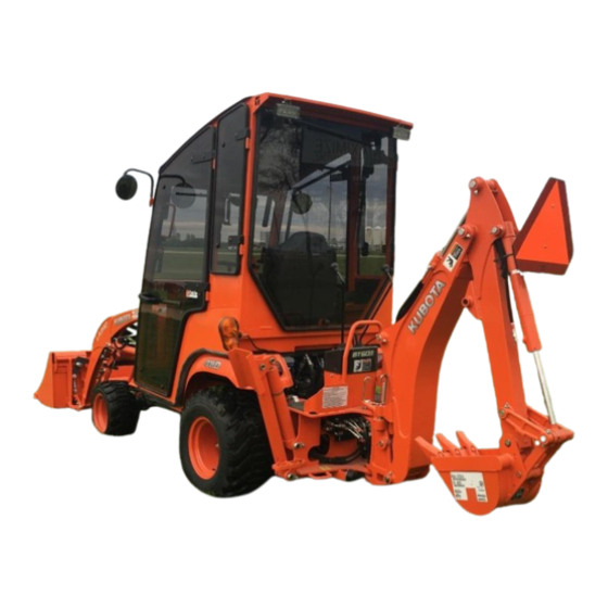 Kubota BX23S ROPS Cab Installation Manual