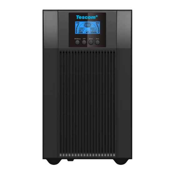 Tescom Quantum+ 1000 User Manual