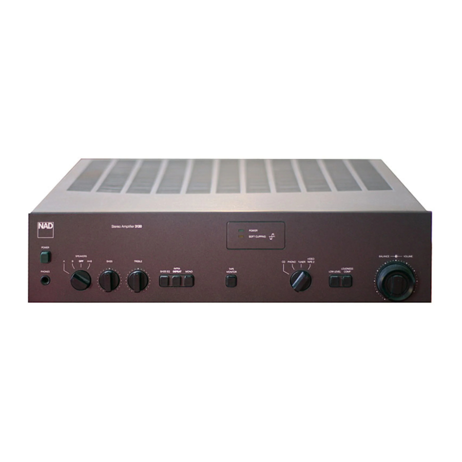 NAD 3130 Manual