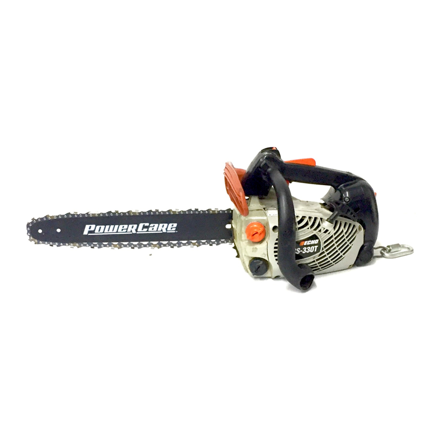 ECHO CHAIN SAW CS330T INSTRUCTION MANUAL Pdf Download ManualsLib