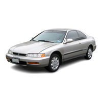 Honda 1996 Accord Coupe Owner's Manual