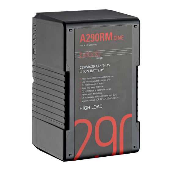 Bebob A290RM CINE User Manual