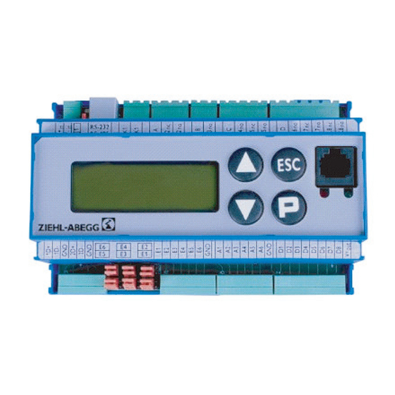 ZIEHL-ABEGG MODBUS RTU System Technical Information