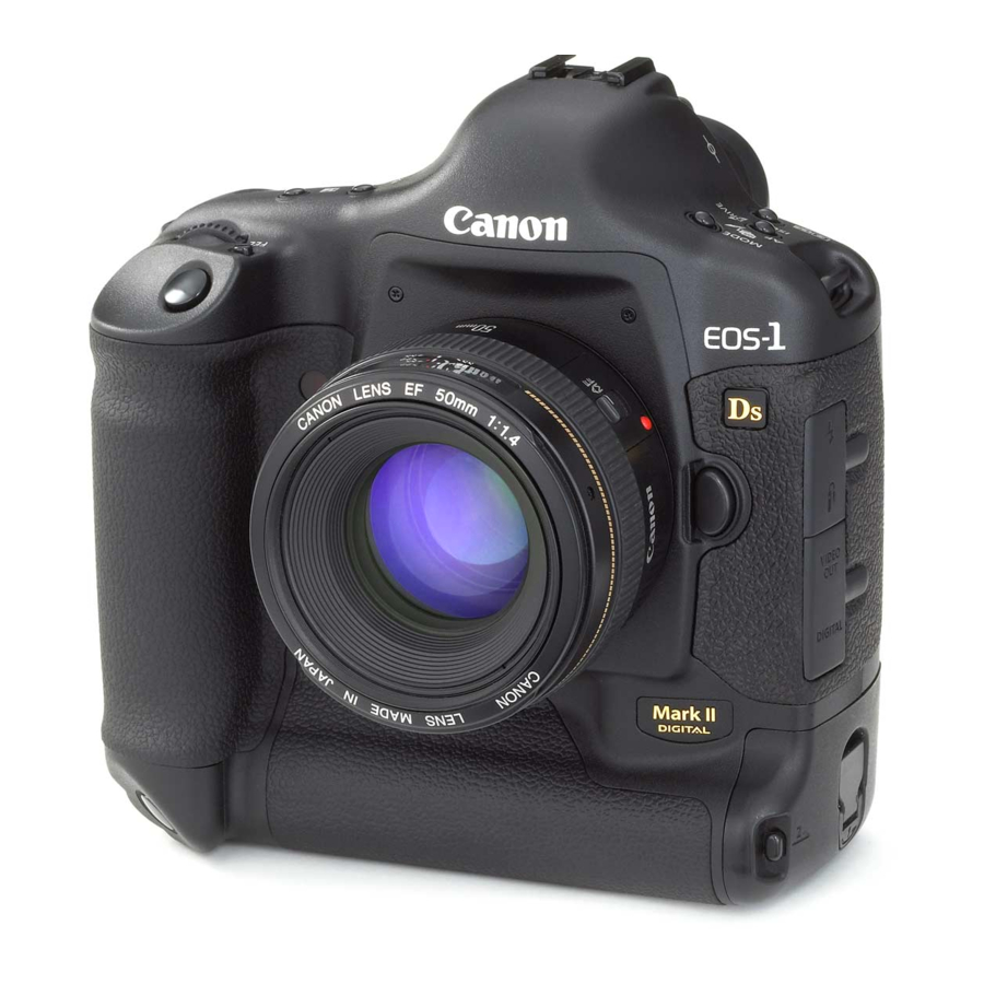 Canon EOS 1Ds Mark II Instruction Manual