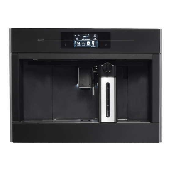 Asko CM8478G-1 Manual