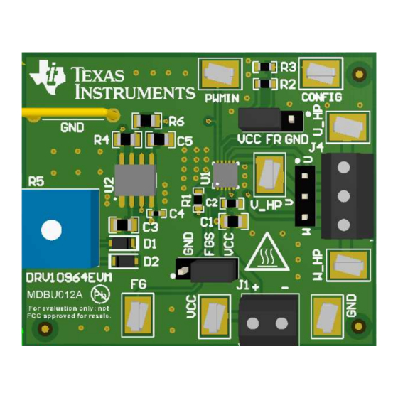 Texas Instruments DRV10964 User Manual