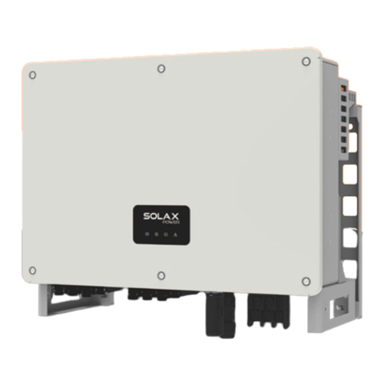 SolaX Power X3-MGA-20K-G2-LV Installation Manual