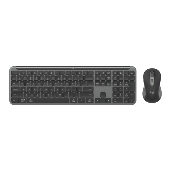 Logitech SIGNATURE SLIM COMBO MK955 Setup Manual