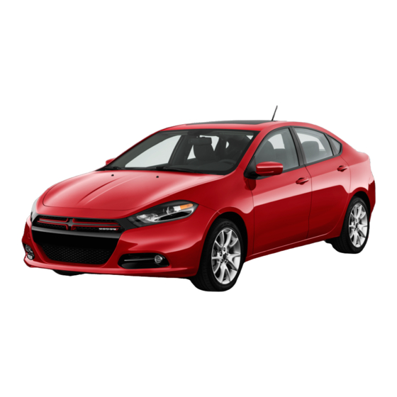 Dodge Dart 2013 Owner's Manual