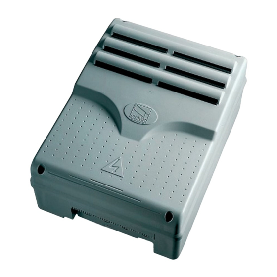 CAME ZM3E Installation Manual