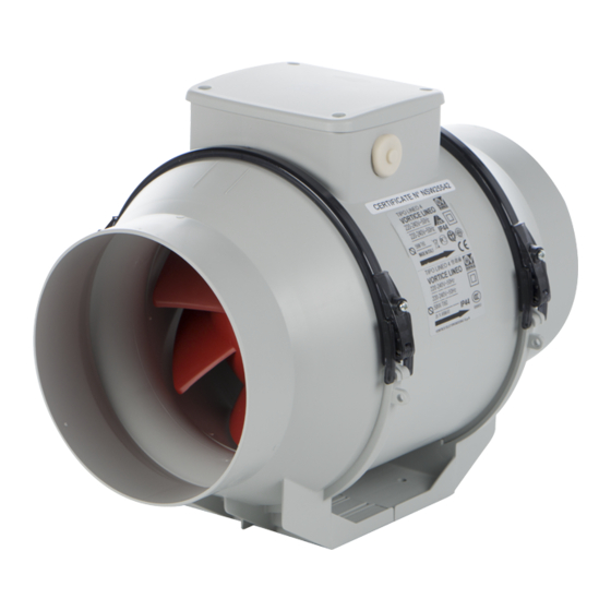 Vortice LINEO 100 Q V0 ES Instruction Booklet