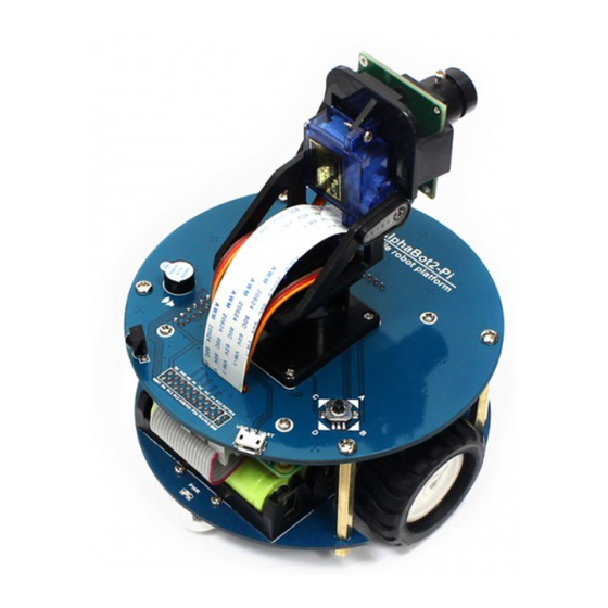Waveshare AlphaBot2-Pi Assembly Diagram