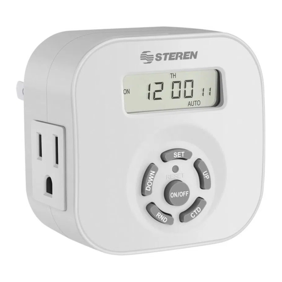 Steren TEMP-20E Instruction Manual