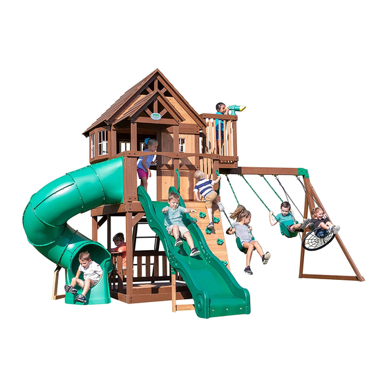 Backyard Discovery SKYFORT WITH TUBE SLIDE Owner's Manual & Assembly Instructions
