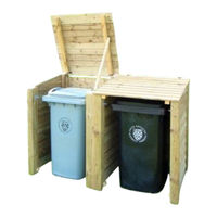Rutland County Garden Furniture MORCOTT WHEELIE BIN STORAGE UNIT Assembly Instructions