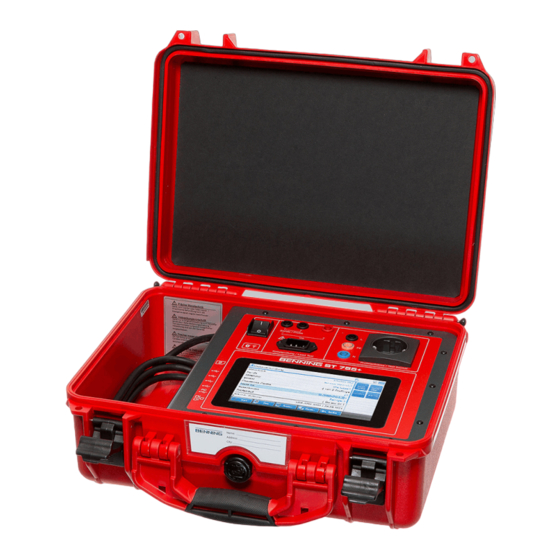 Benning ST 755+ Operating Manual