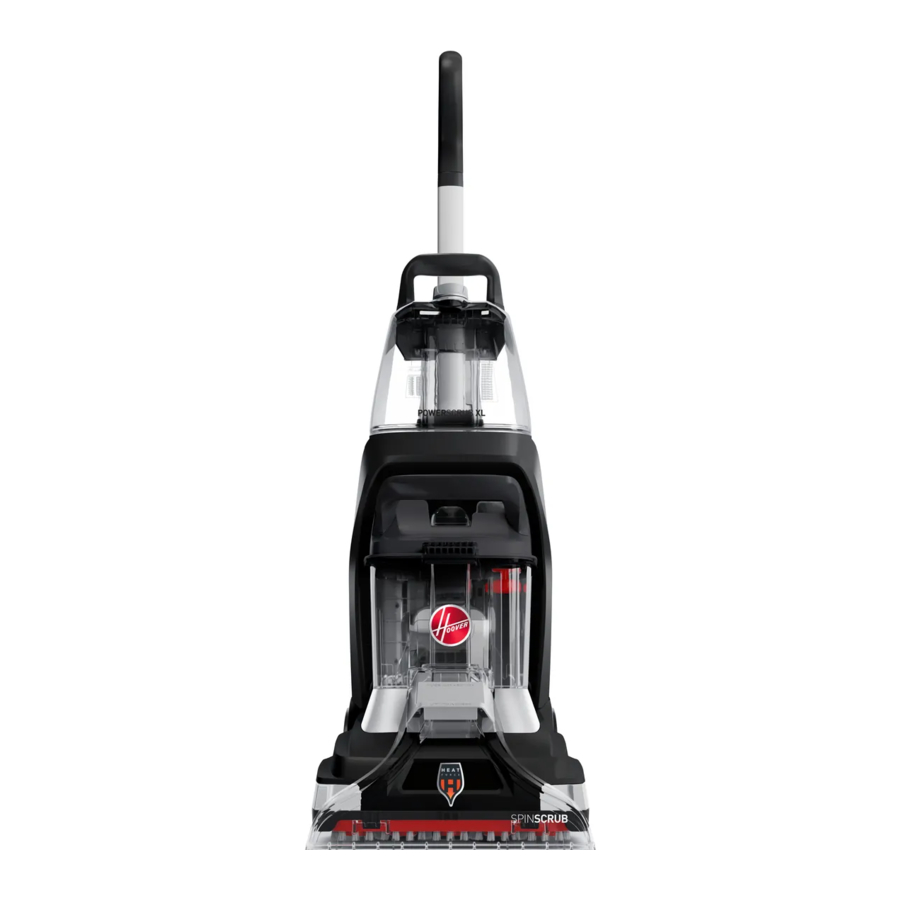 Hoover POWER SCRUB XL (FH68050) - CARPET CLEANER Manual