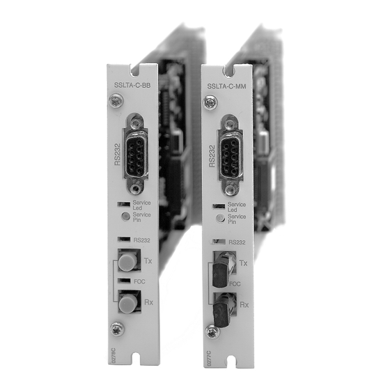 ABB SLTA Option Card Serial LonTalk Technical Reference Manual
