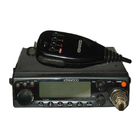 Kenwood  Car Stereo System  fm dual bander Service Manual