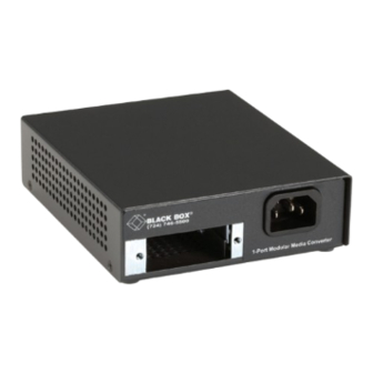 Black Box LE7401A-R2 Installation Manual