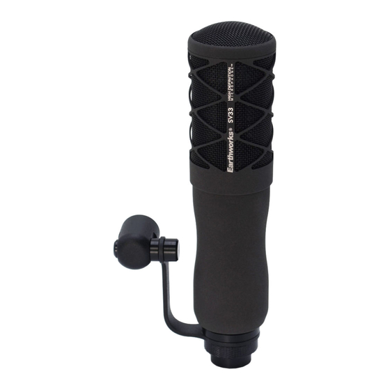 Earthworks SV33 User Manual