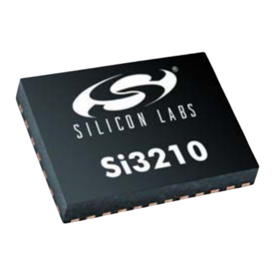 Silicon Laboratories Si3210 Design Manual