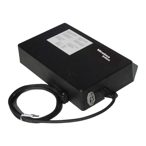 Minebea Intec YRB06Z Operating Instructions Manual