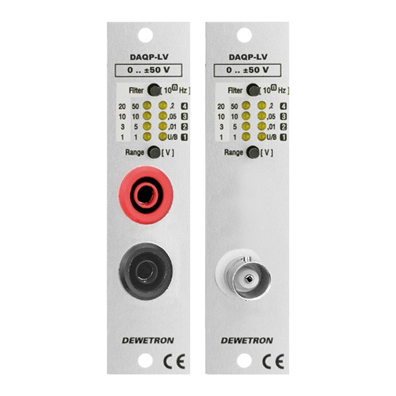 Dewetron DAQP-LV Technical Reference Manual