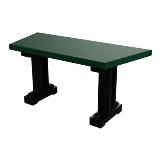 Replas PARKDALE BENCH Assembly Instructions
