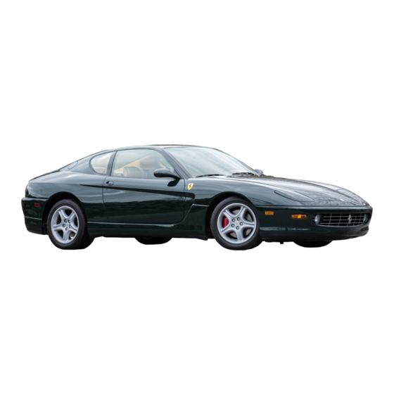 Ferrari 456M Owner's Manual