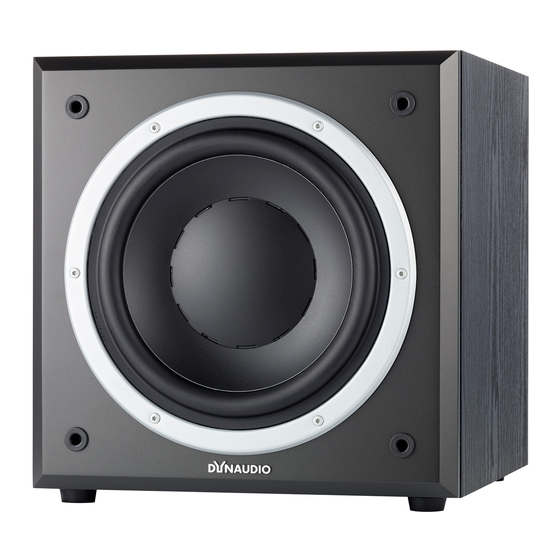 Dynaudio BM14S II Manuals