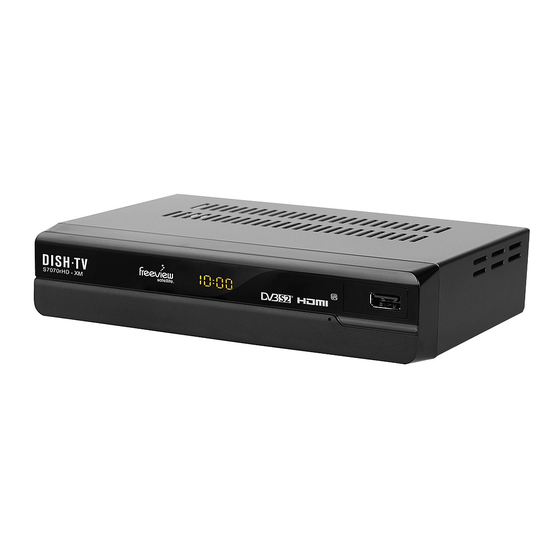 Dish TV satBox S7070rHD-XM Manuals