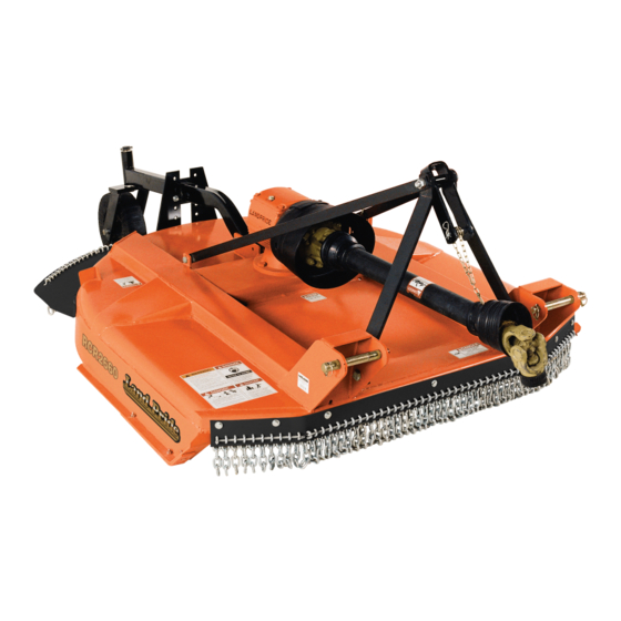 Land Pride RCR2672 Operator's Manual