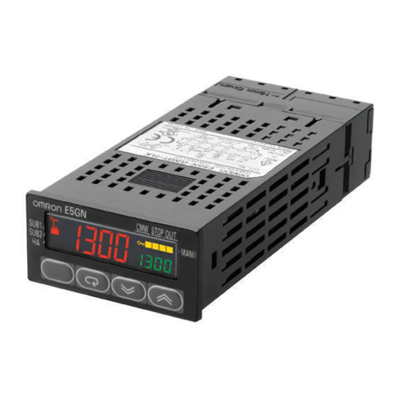 Omron E5GN Manual