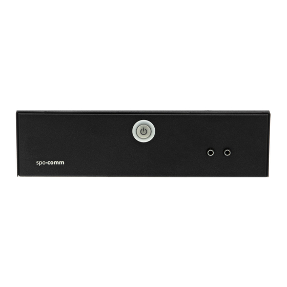 spo-comm KUMO IV Quick Manual