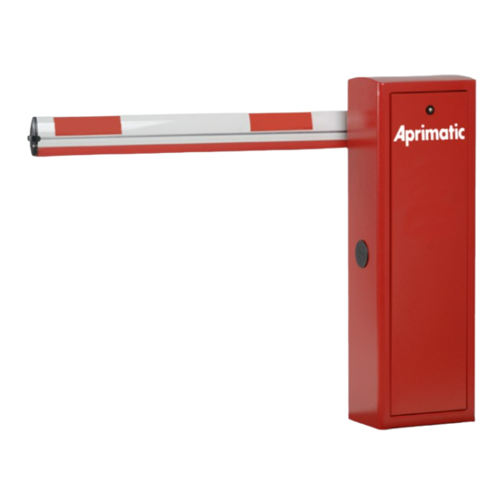 Aprimatic PARK 30 Instructions For Installation, Use And Maintenance Manual