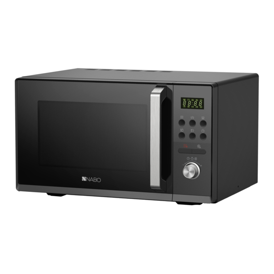 NABO MWO 2800 Microwave Oven Manuals