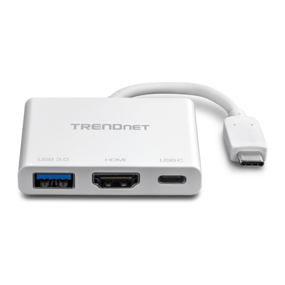 TRENDnet TUC-HDMI3 Quick Installation Manual