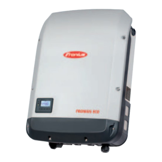 Fronius Eco 27.0-3-S Installation Instruction